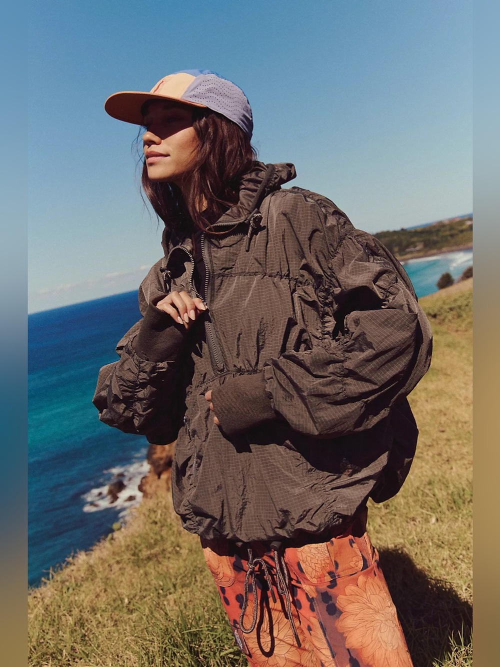 New free people Happy Camper Pullover jacket